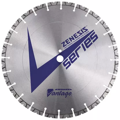 ZENESIS V2 SERIES 42" X .187" X 1" Diamond Vantage Walk Behind Saw Blade- For Concrete